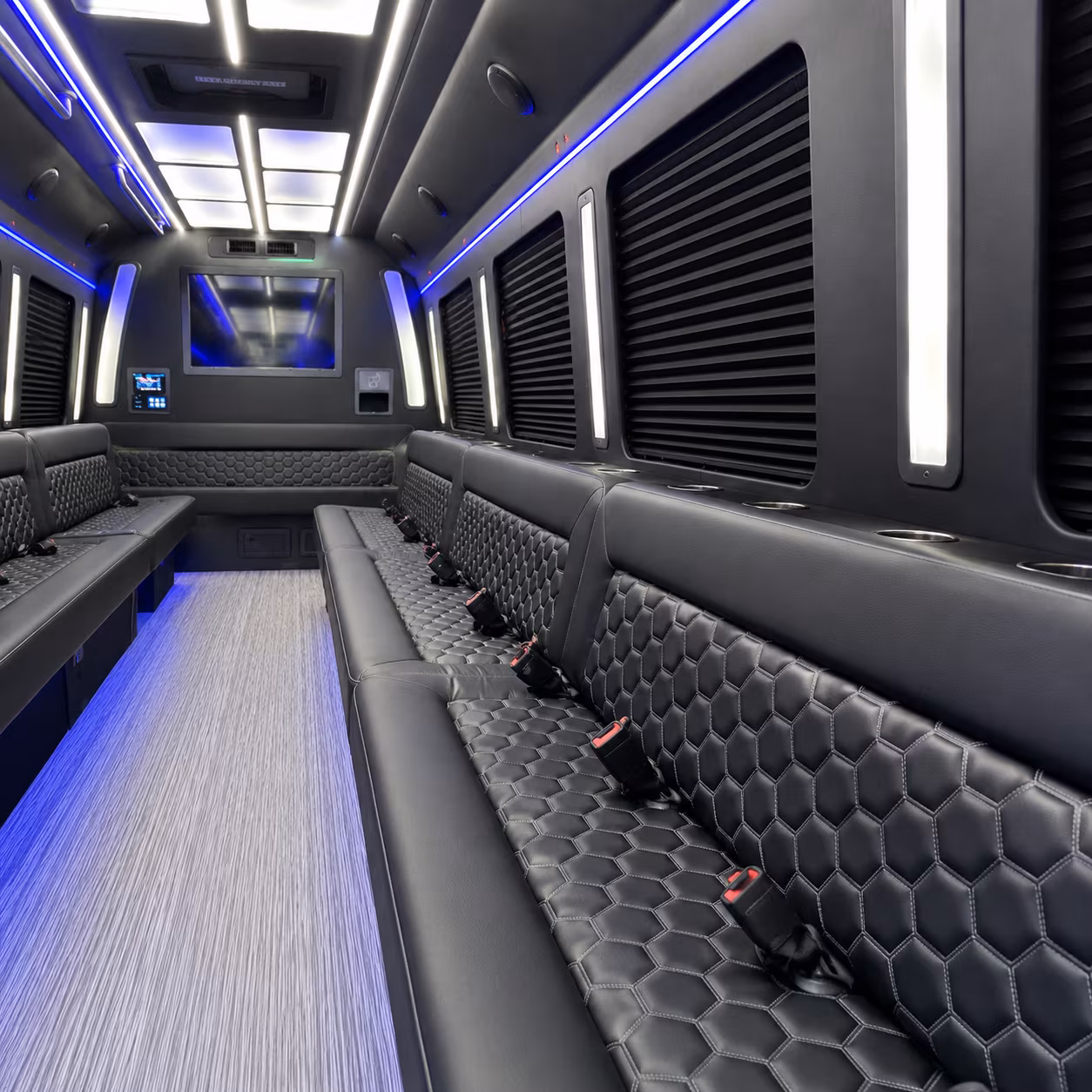 austin corporate retreat shuttle bus rentals